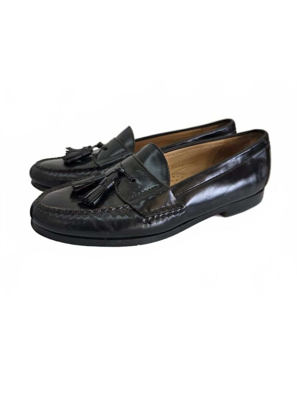 Cole Haan Mens Pinch Tassel Loafers 3506 Black size 9.5 Office Preppy Work - Picture 2 of 11